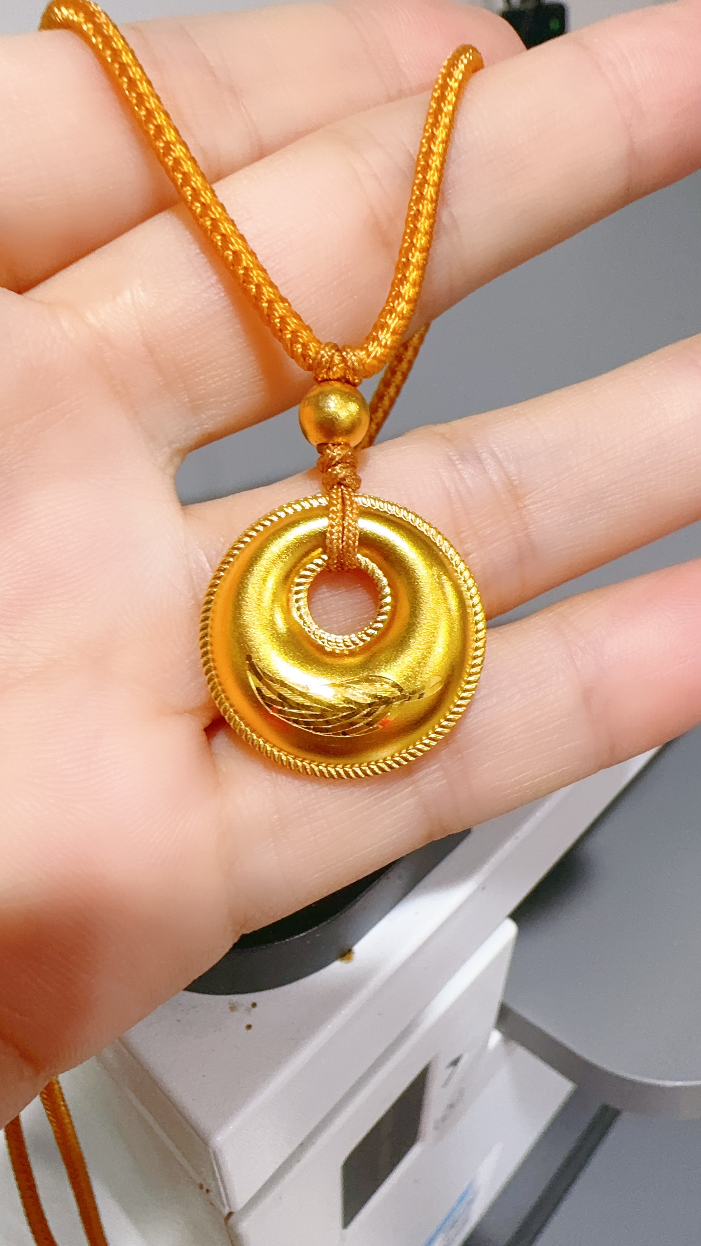 足金999平安吊坠