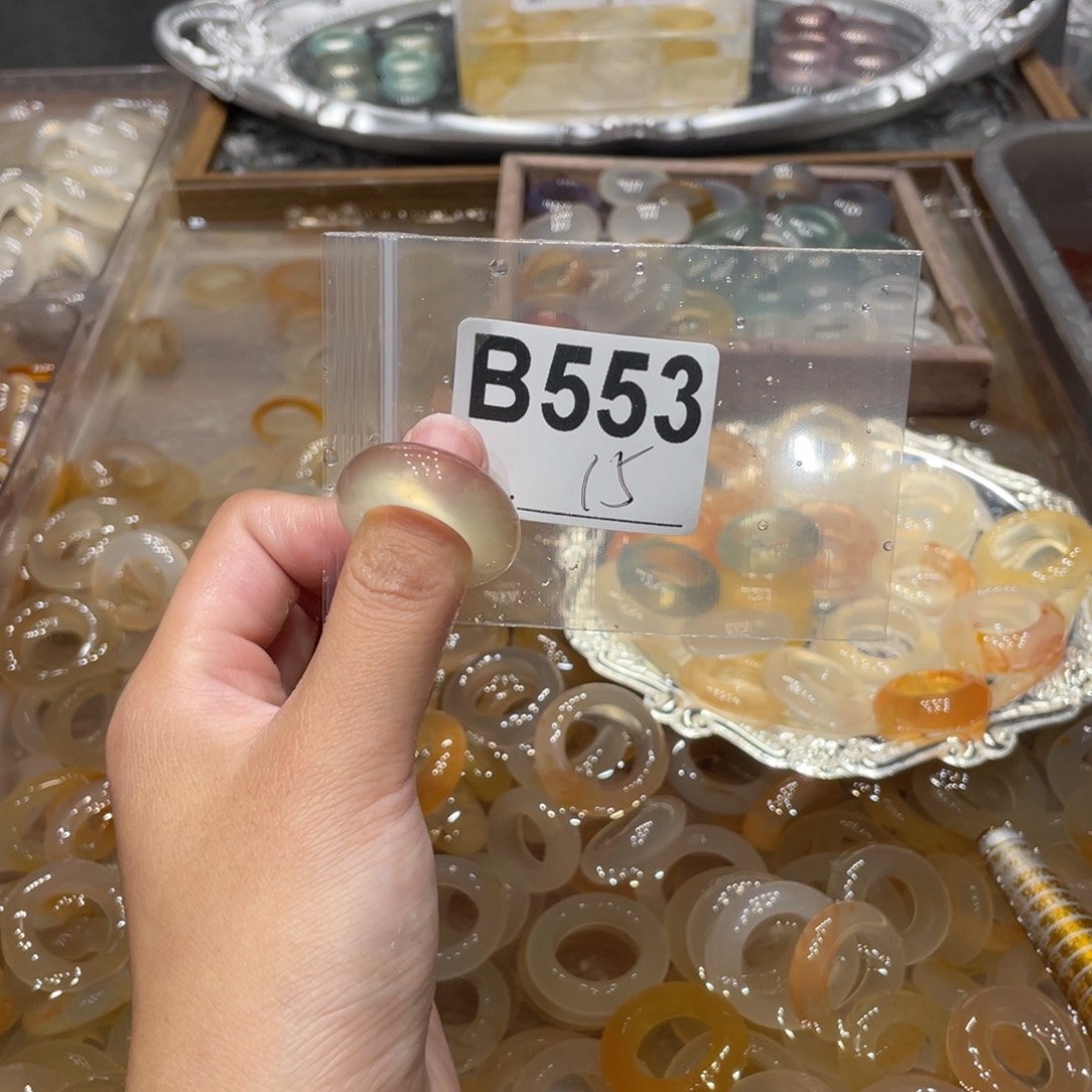 玛瑙/玉髓未镶嵌戒指553