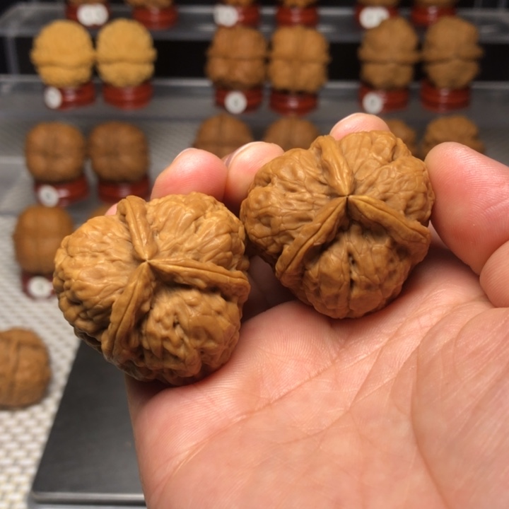 姚***州把件文玩核桃118铁三角