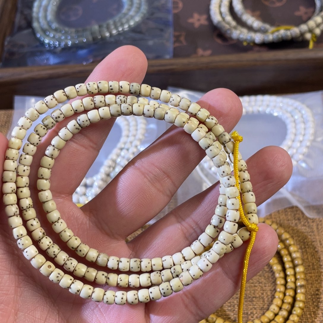 星月菩提吊坠数星星卡5微走色骨瓷白