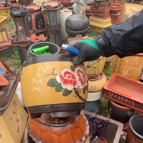 红陶紫砂花盆盆景盆栽