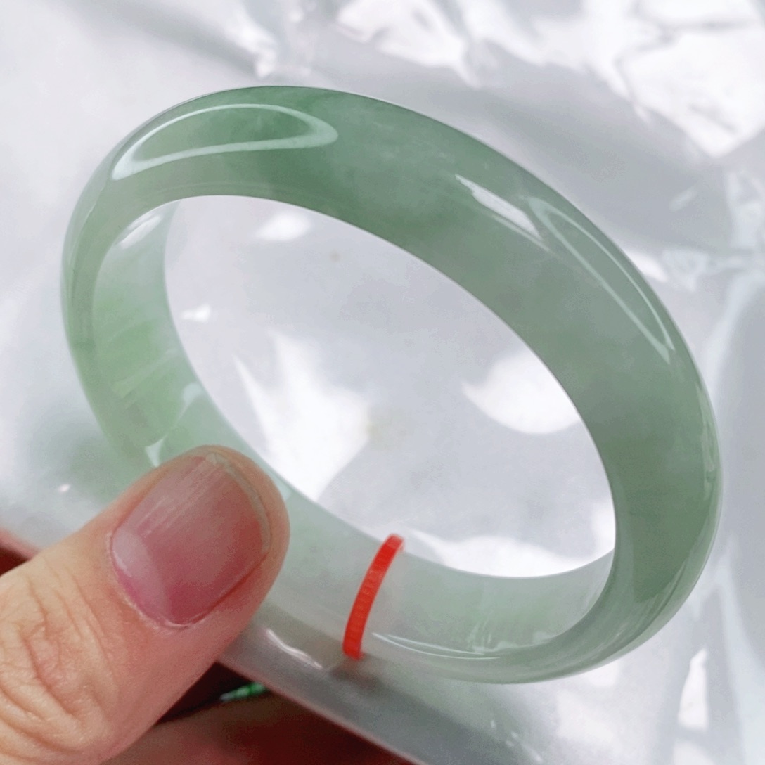 未镶嵌手镯翡翠53圈口贵妃