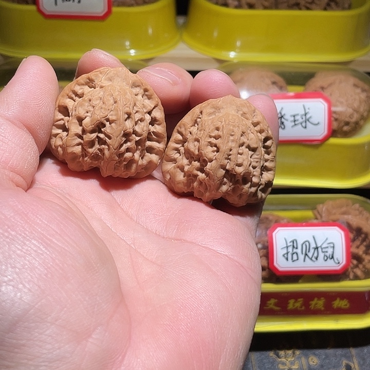 文玩核桃把件佛肚40