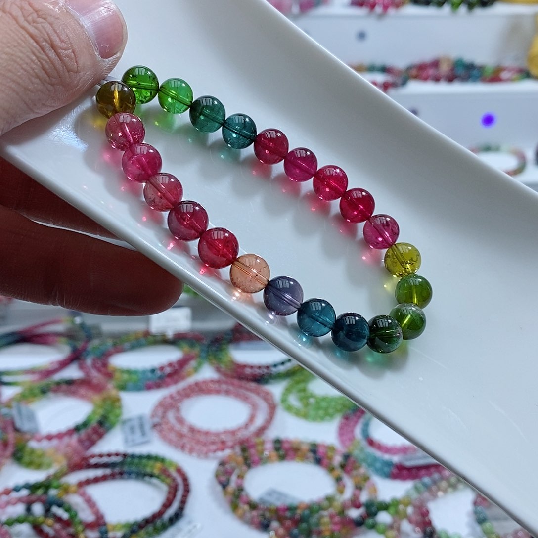 碧玺手链未镶嵌手链