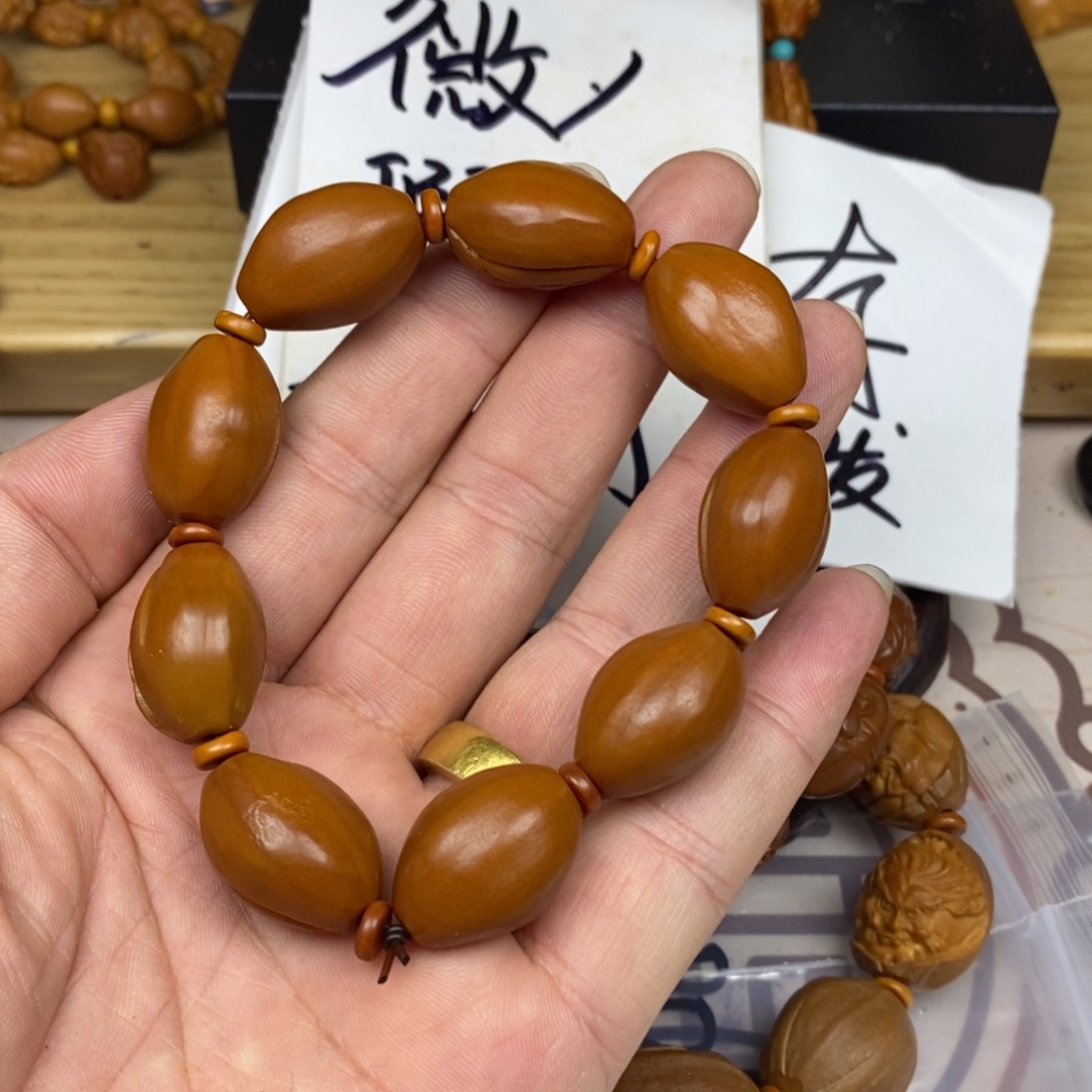 橄榄核手串/手链橄榄核橄榄核雕刻强