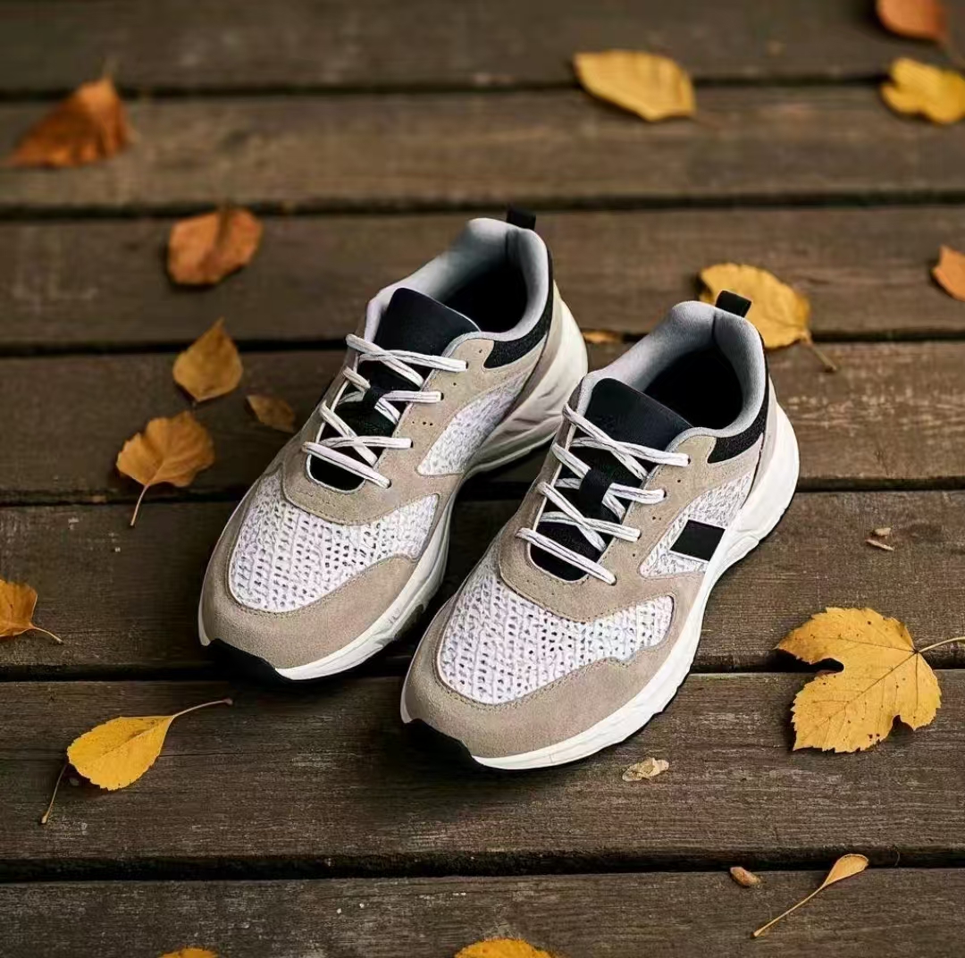 1皮（C2）虎家时尚休闲轻便鞋百搭时尚潮流舒适皮