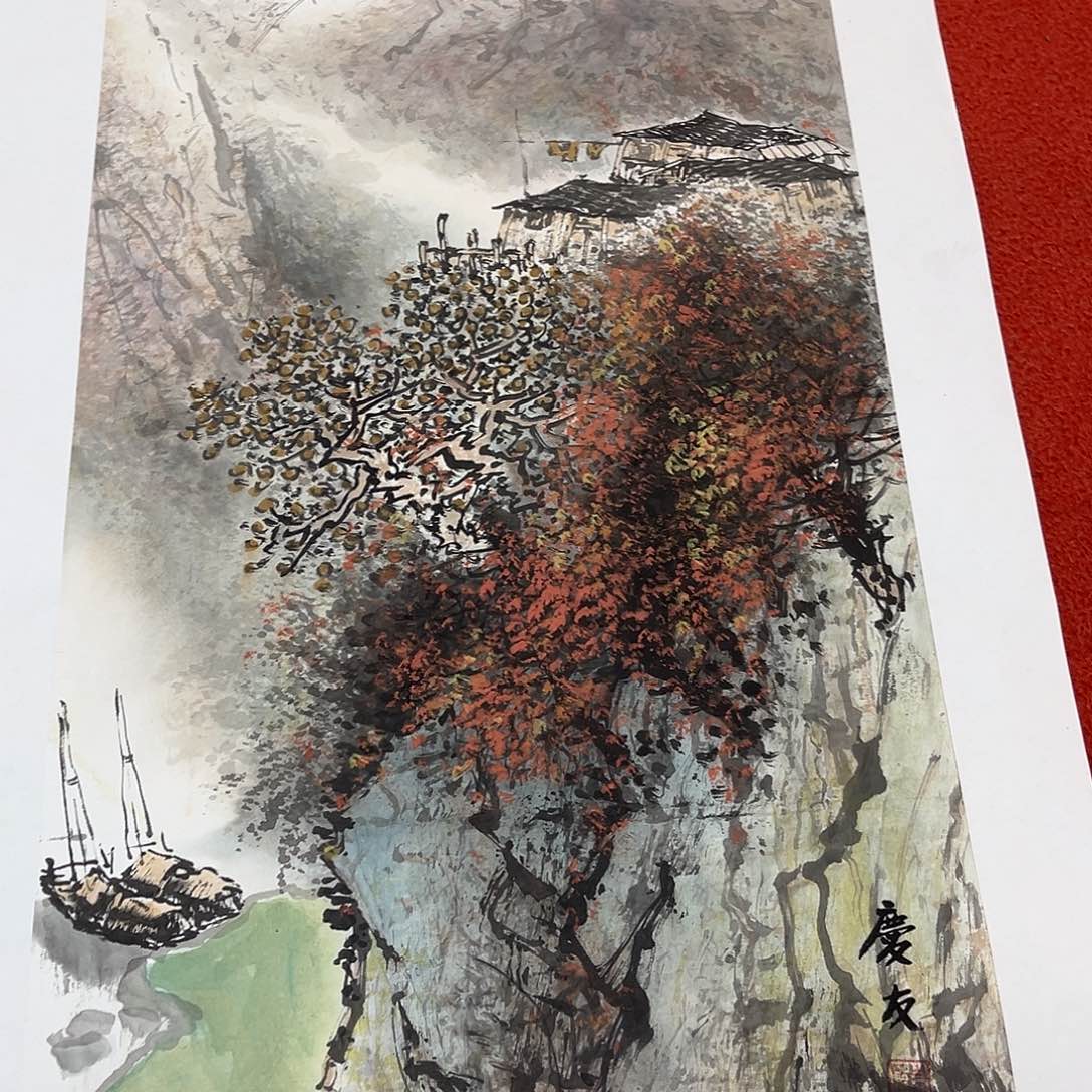 国画手绘国画作品