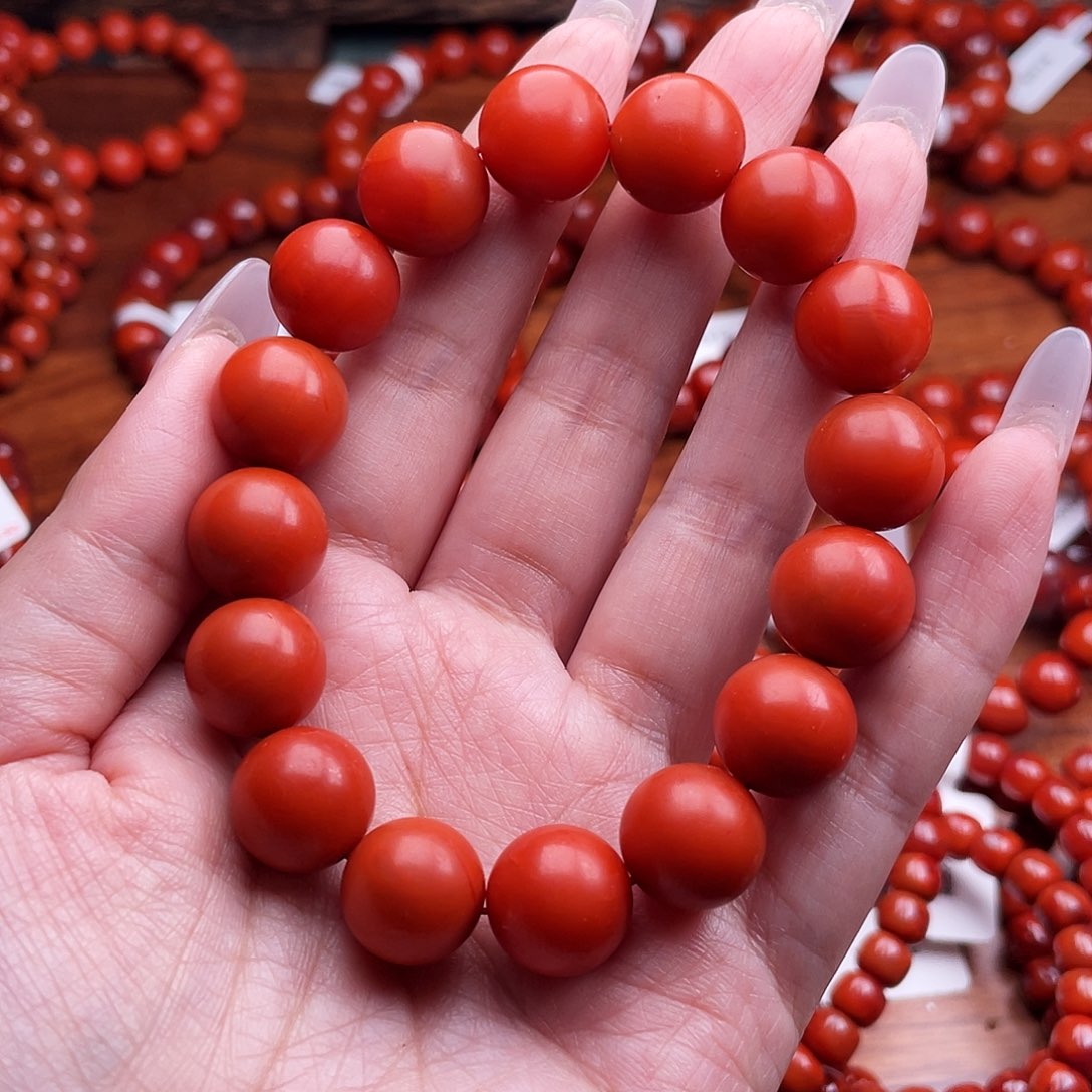 南红玛瑙未镶嵌保山哑光典藏13mm