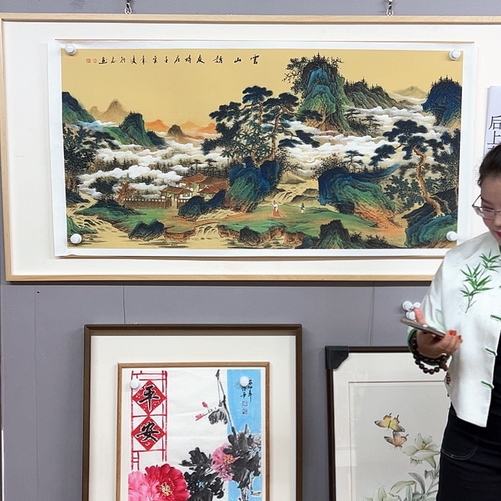 国画中美老师国画作品