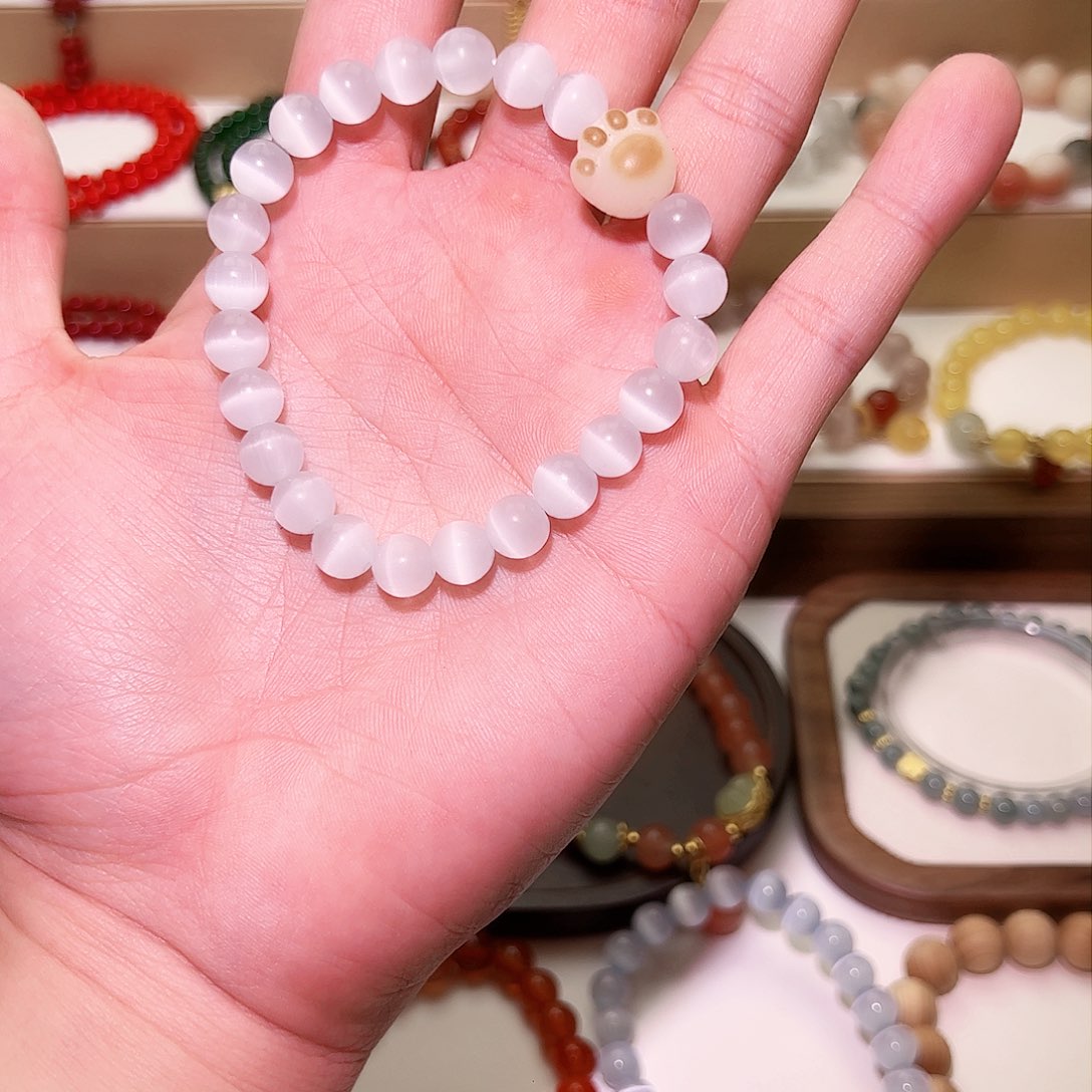 石英质玉手链未镶嵌