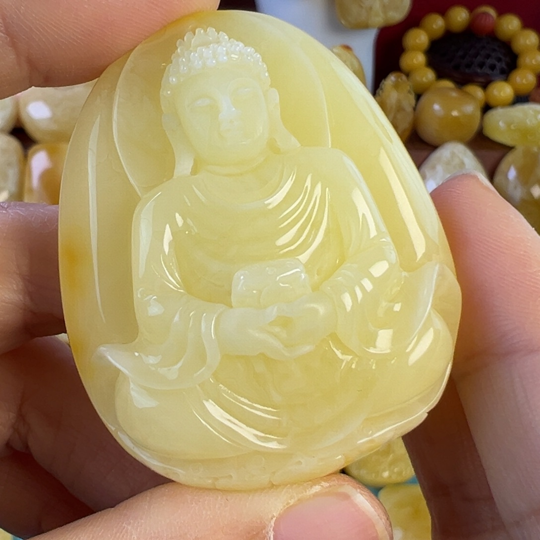 蜜蜡吊坠(不含链)未镶嵌