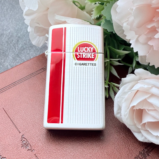 Zippo打火机纤巧窄机好彩DYJ1