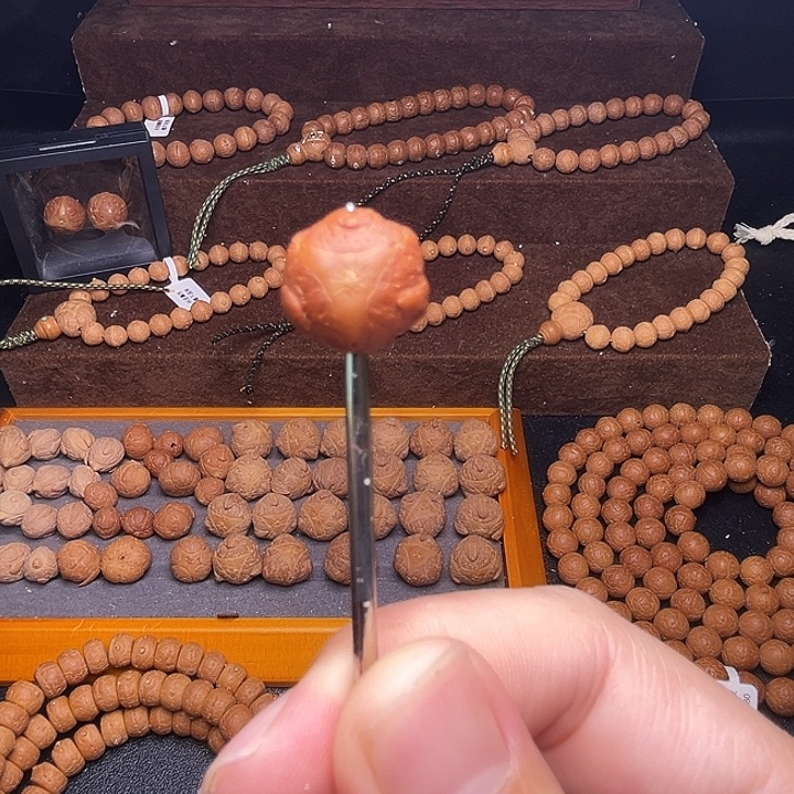 把件凤眼菩提恶魔龙背云