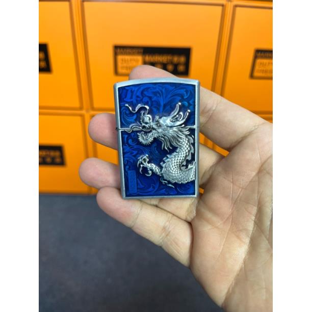 蓝色穿云龙打火机（需自行配油）