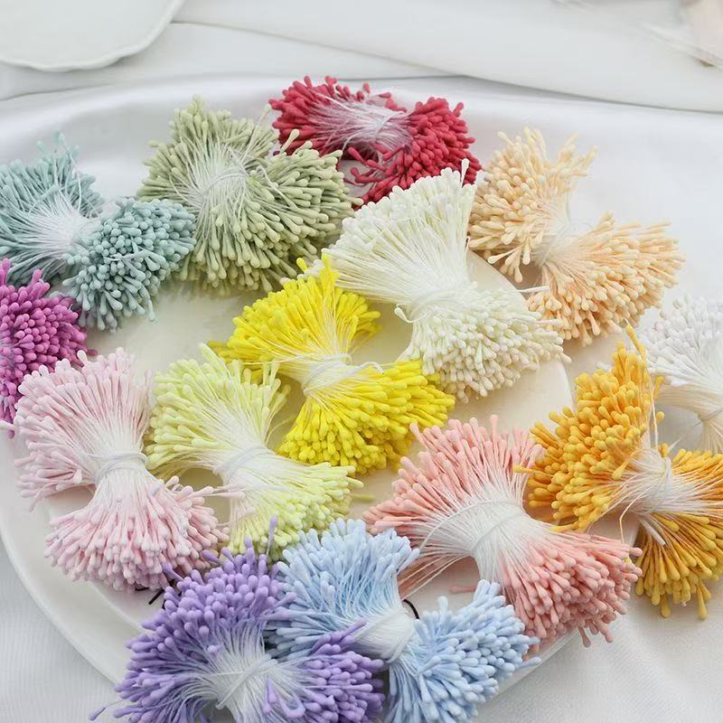 饰品配件DIY缠花花芯扭扭棒花芯材料石膏发簪花心花蕊扭扭棒批发