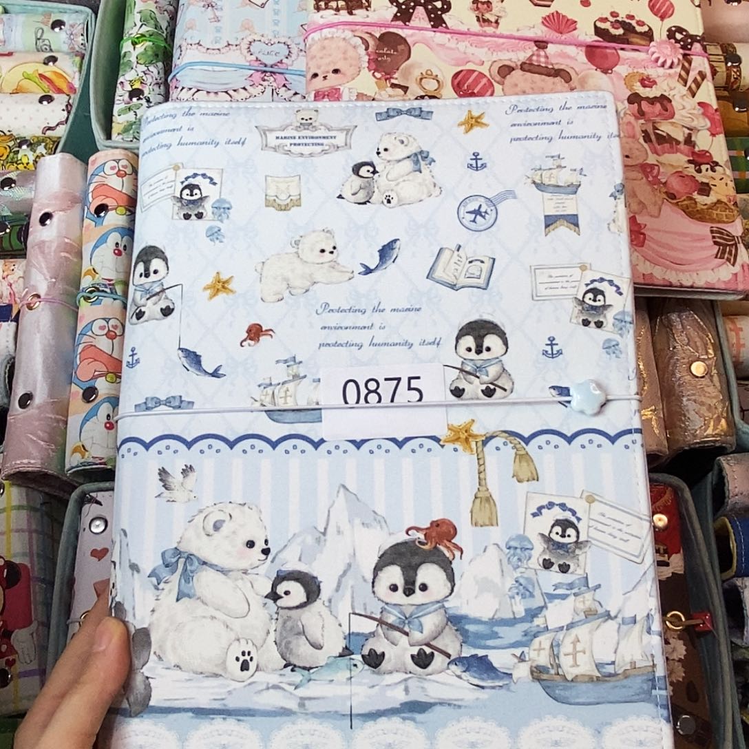 织绣B5活页送纸0875
