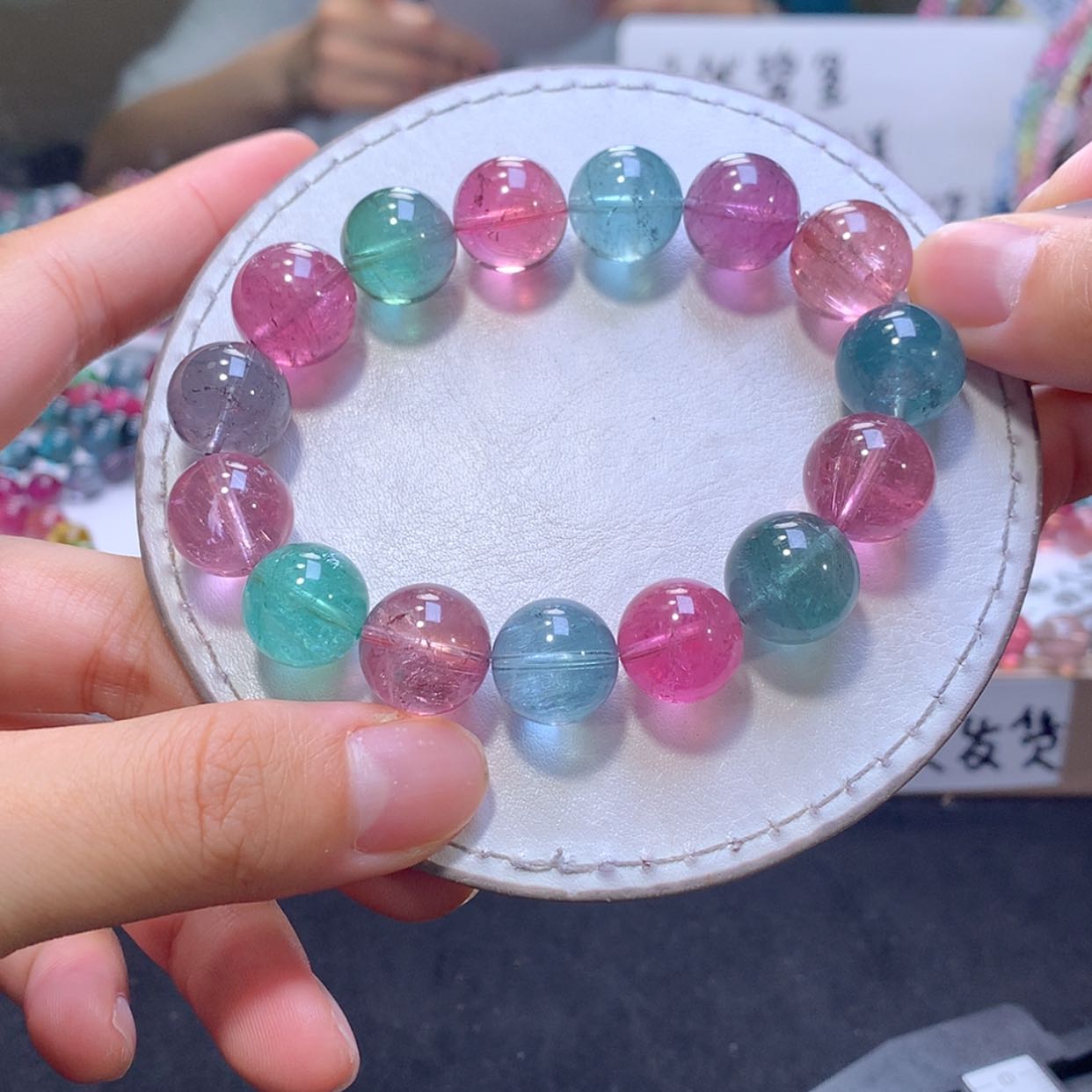 【闪购商品】手链未镶嵌碧玺13mm