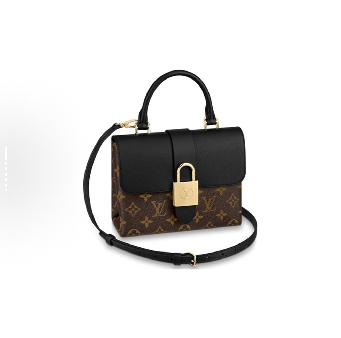 99新 LouisVuitton/路易威登 嘉嘉 LV 老花锁头包 单肩斜跨手提包