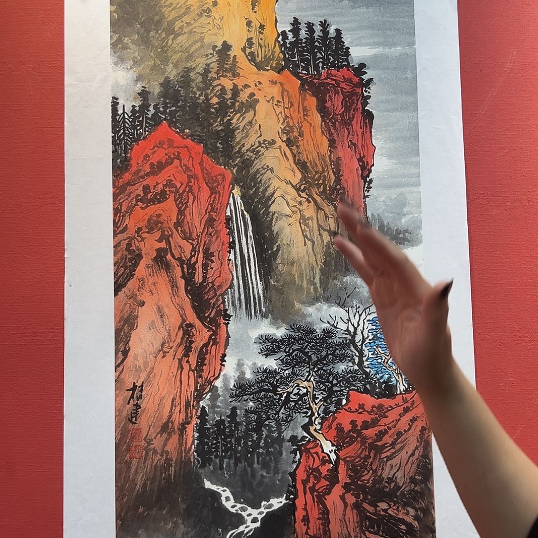 国画曹根建国画作品