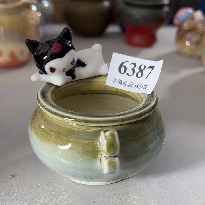 口5高5 手工花盆满30元包邮