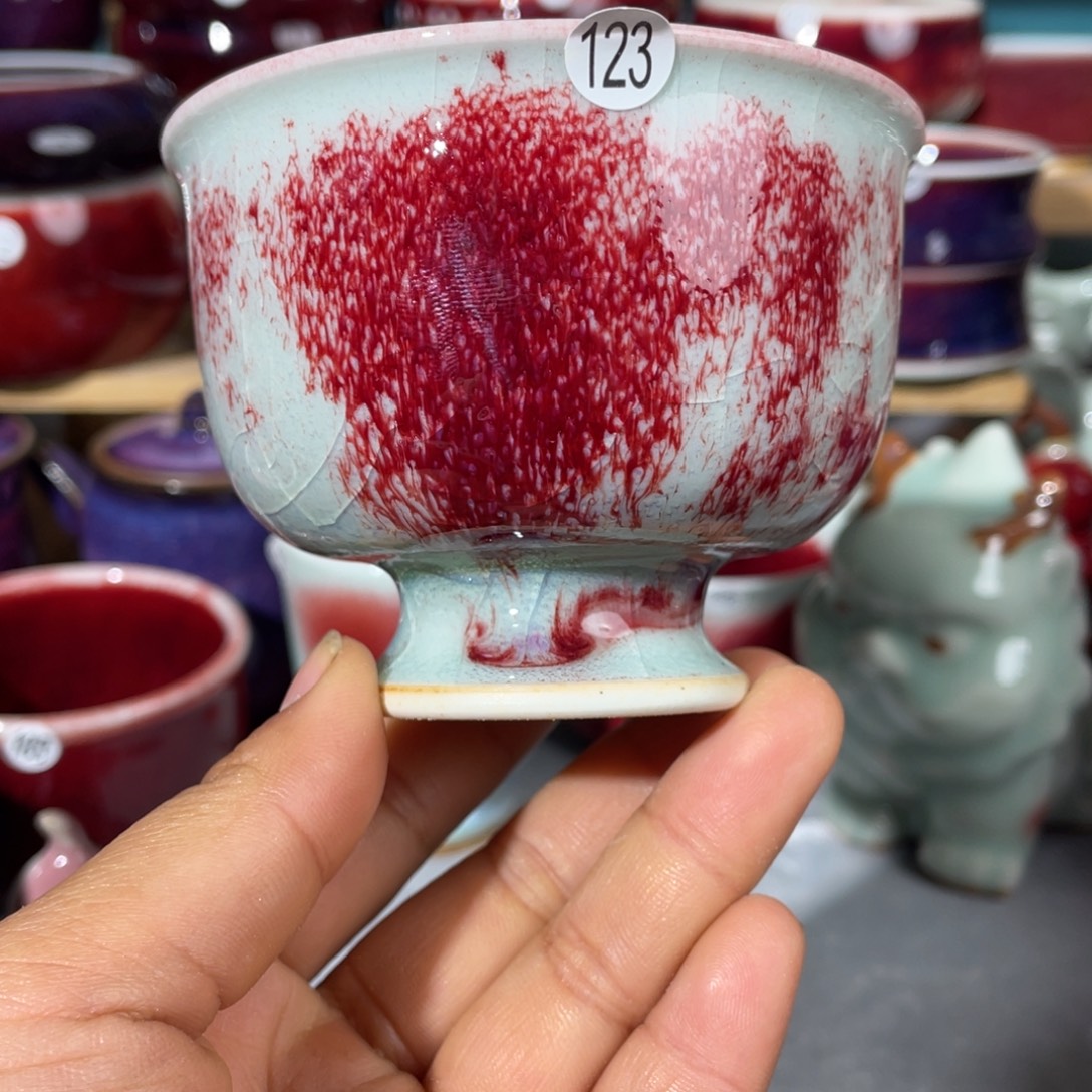 瓷片纯手工制作……微微瑕