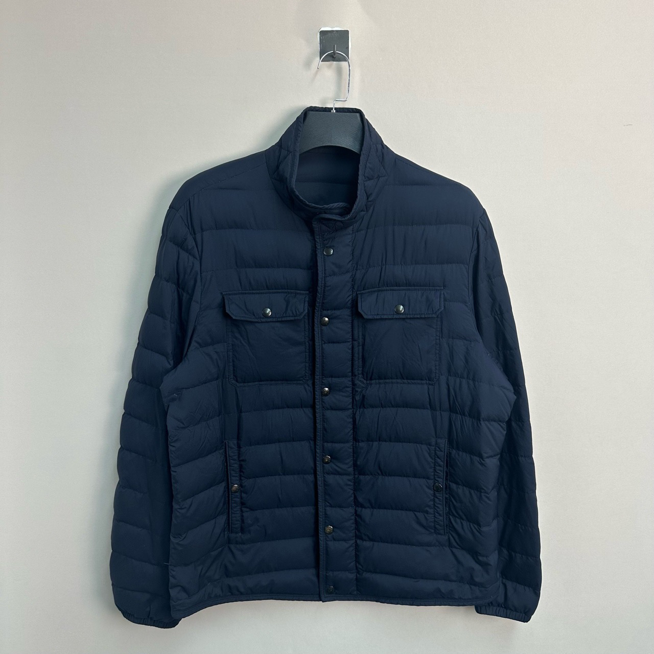 99新 MONCLER 盟可睐经典双口袋羽绒服/7码/价13500