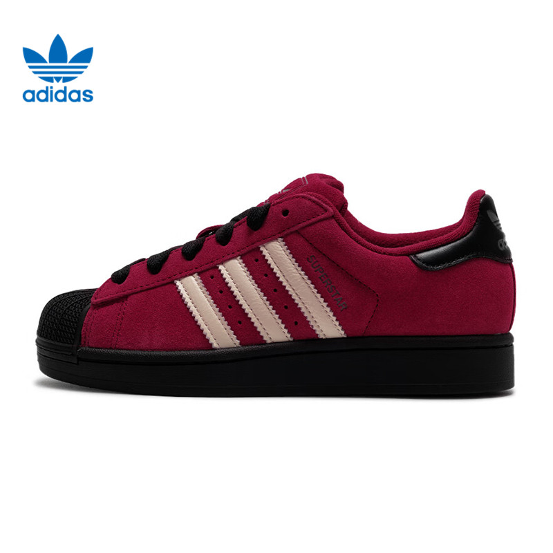 adidas阿迪达斯【环】三叶草男女鞋SUPERSTAR运动鞋休闲鞋JQ3220