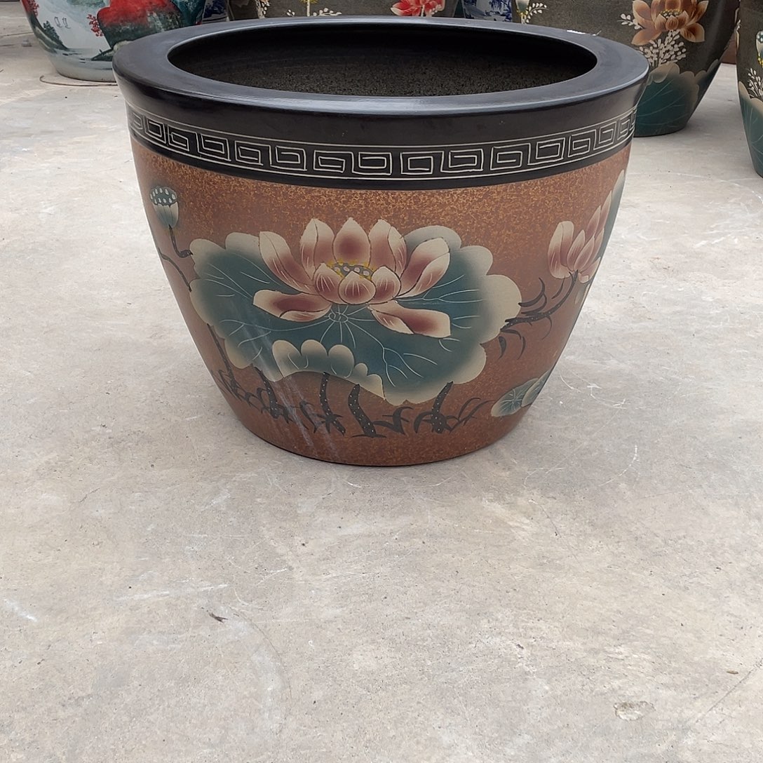 随***缘缸瓷器瓷器80高度55瓷器