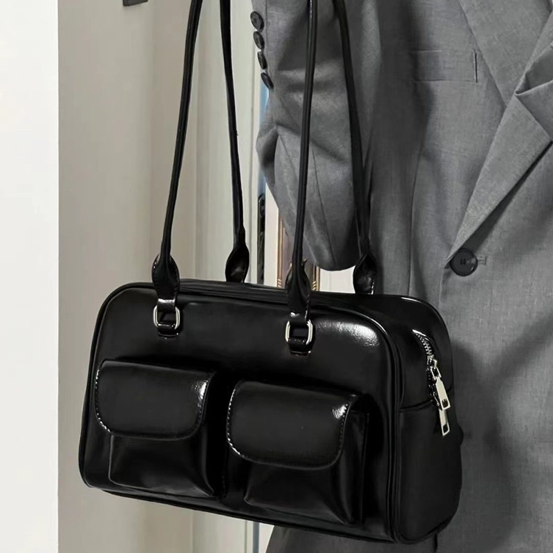 托特包学院风单肩包韩版休闲百搭通勤简约潮流小众时尚公文包