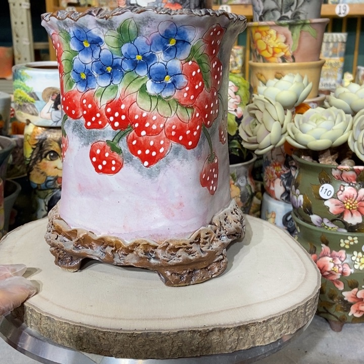 红陶景德镇艺术手绘作品