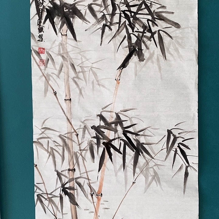小***哥国画三尺手绘作品
