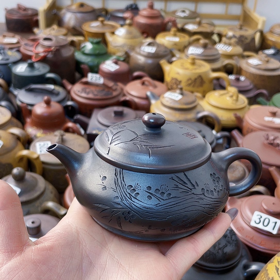 茶壶紫砂紫砂微瑕