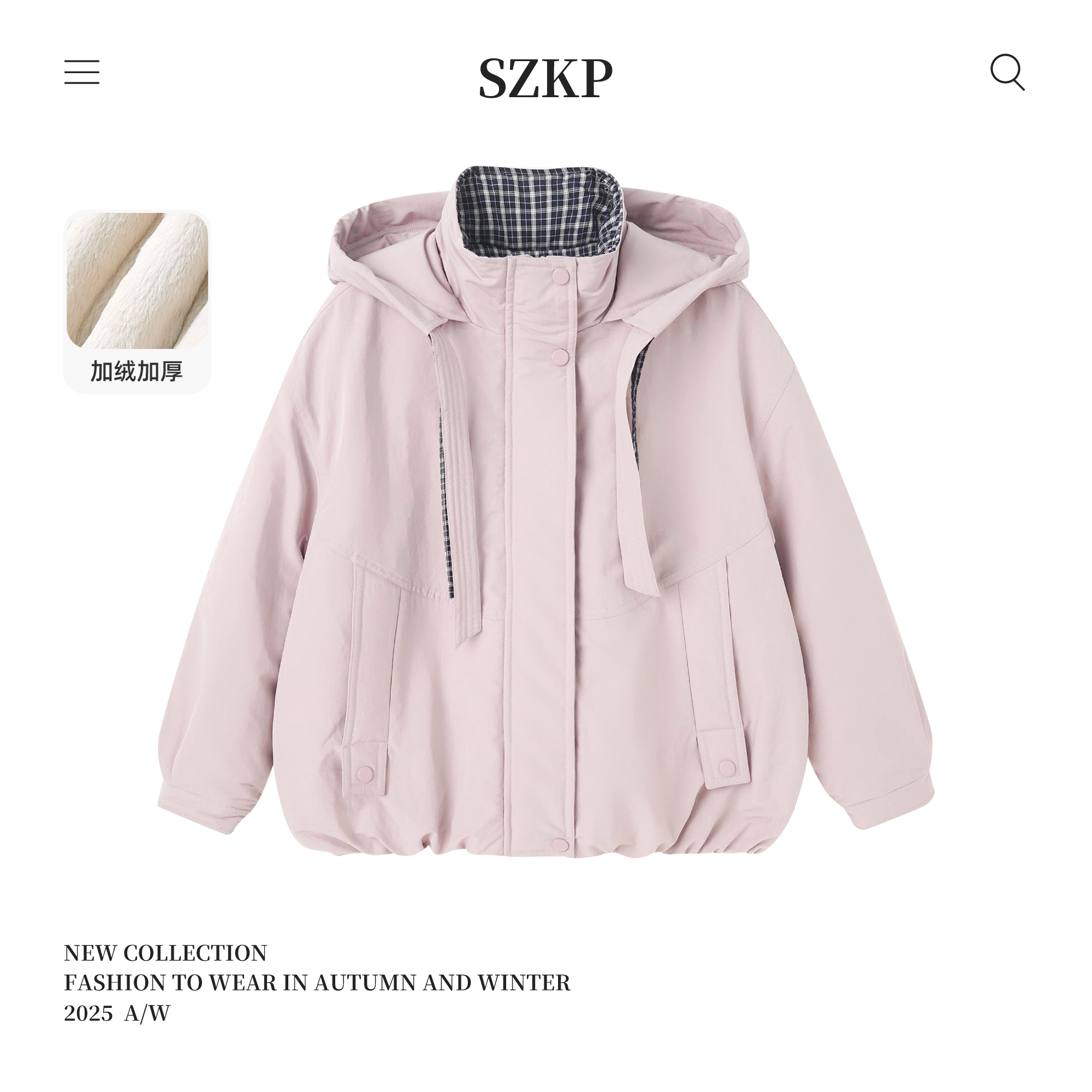 SZKP冬季新款女童装保暖上衣中大童休闲儿童加厚外套BGYD557243