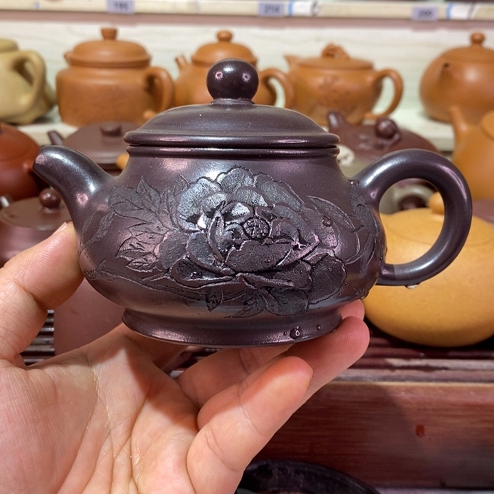 茶壶紫砂精工制作