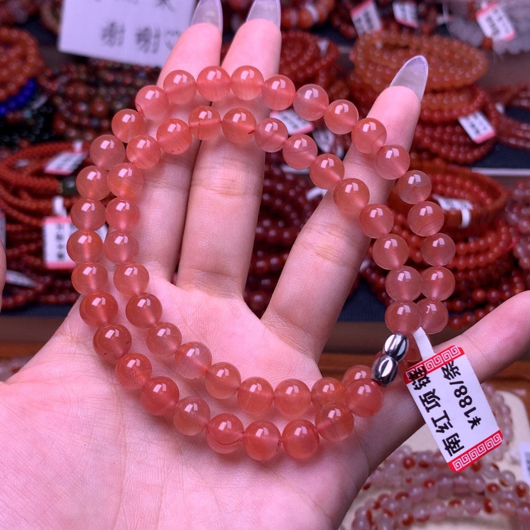 未镶嵌手链南红玛瑙16号卡8