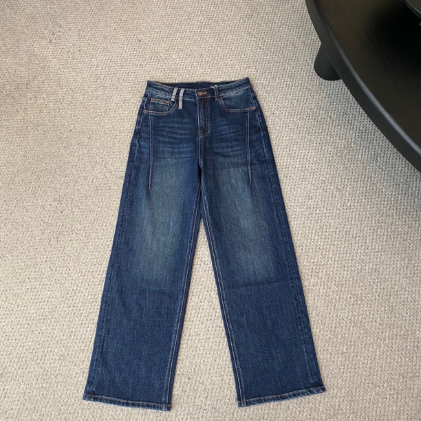 【墨涵精选】韩版简约百搭时尚休牛仔裤5277