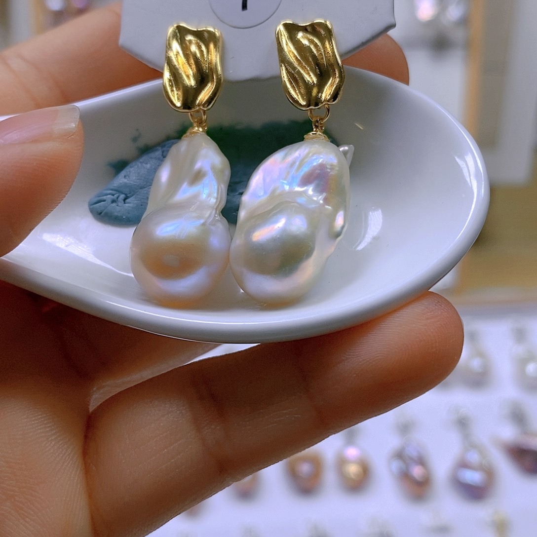 淡水珍珠颈饰银S925镶嵌