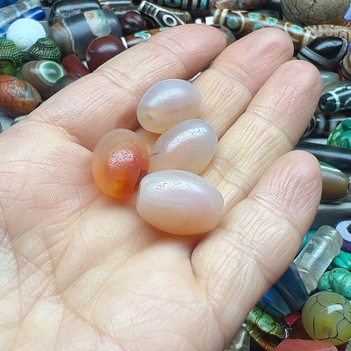 咖***啡玛瑙/玉髓未镶嵌颈饰