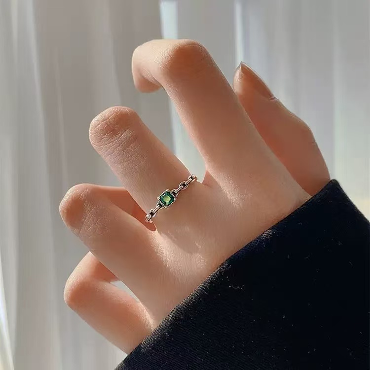 铜合金戒指 铜合金戒指 .简约素圈.爆款时尚个性轻奢开口戒指