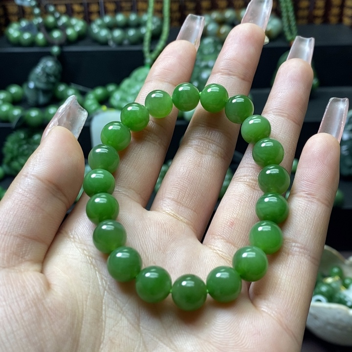 和田玉手串未镶嵌