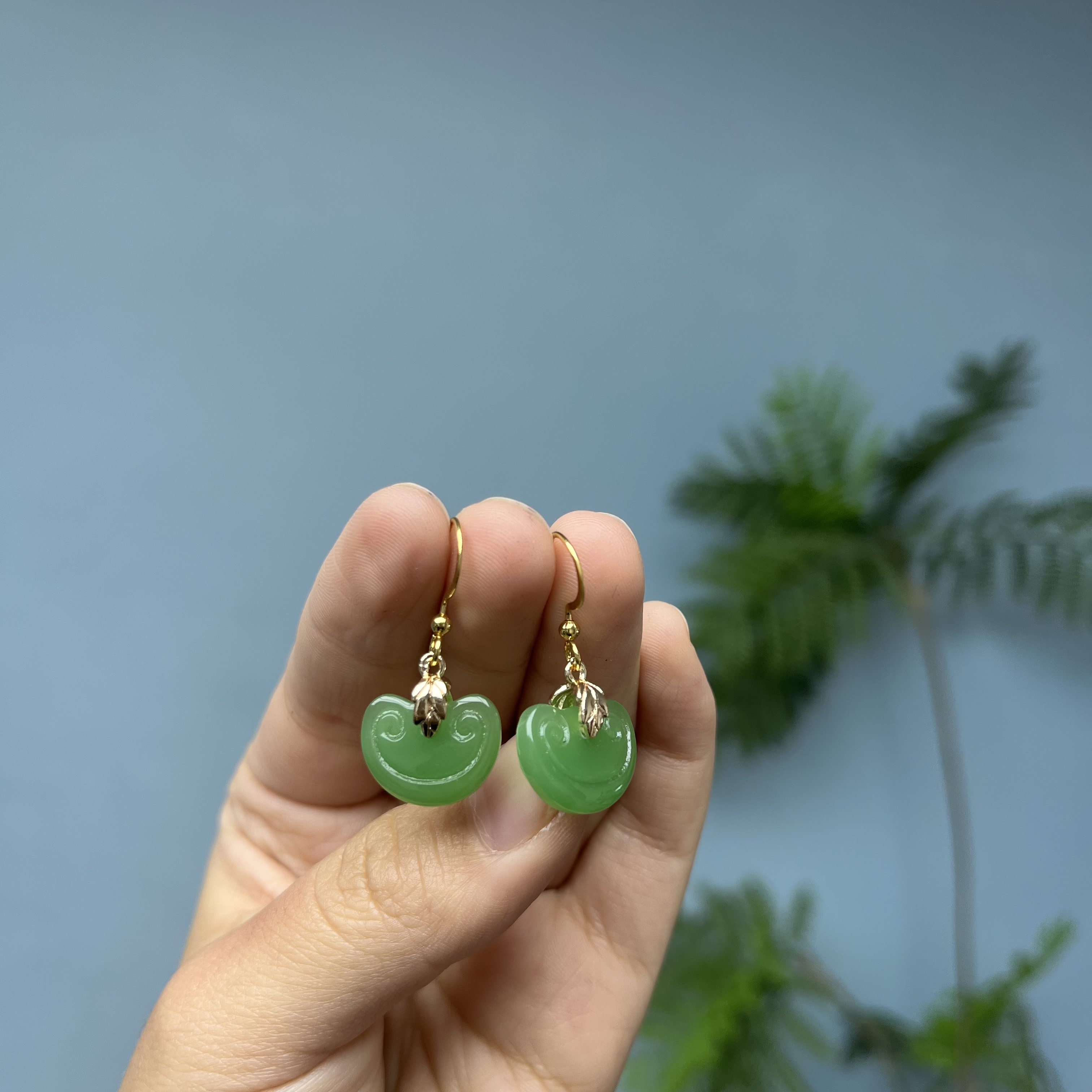 高货元宝diy耳钩