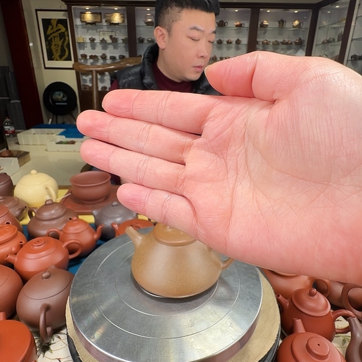 故***渊茶壶紫砂德钟 妖红