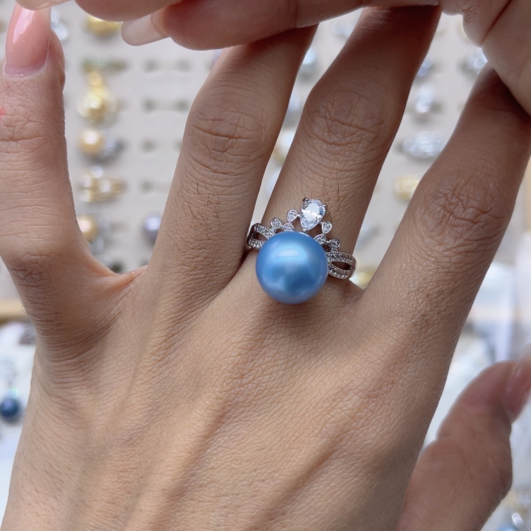 Z***n合金戒指淡水珍珠