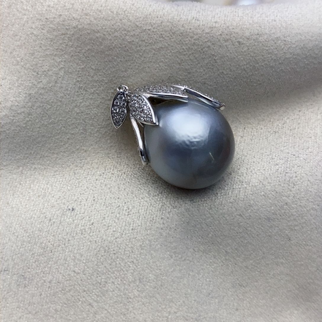 【闪购商品】海水珍珠颈饰银S925镶嵌