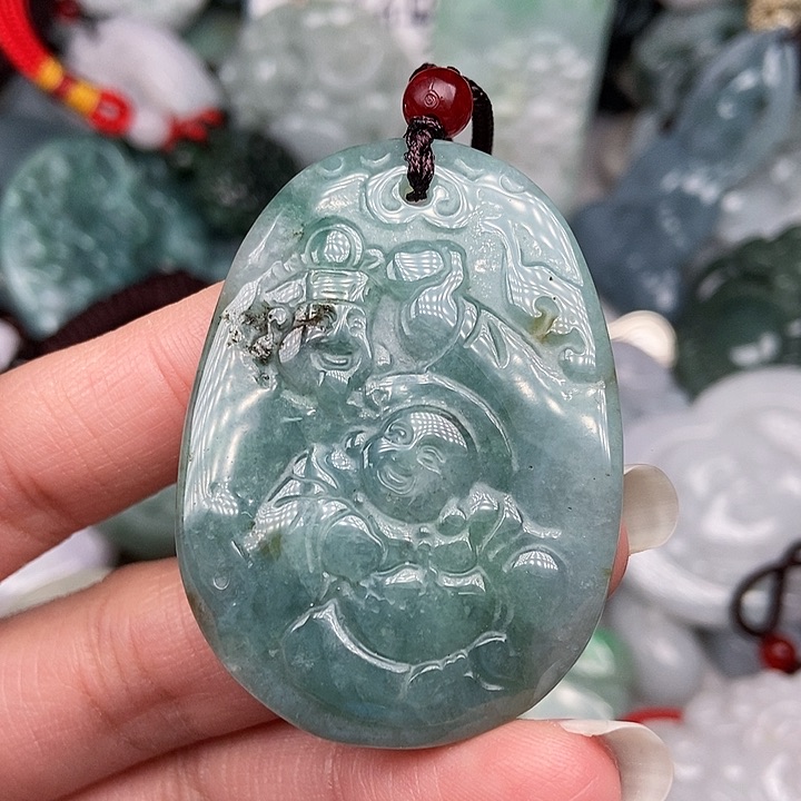 颈饰未镶嵌翡翠翡翠