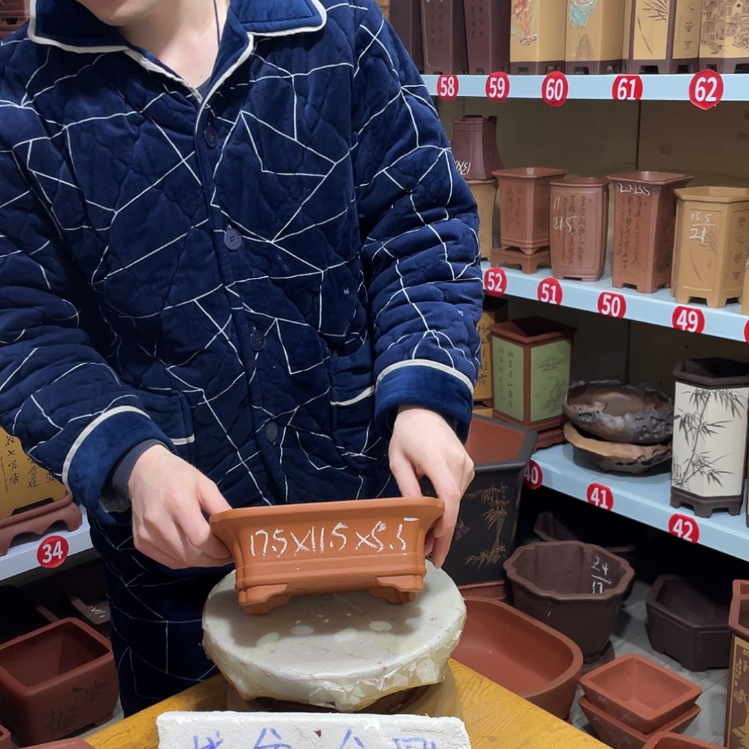 紫砂天心紫砂手工花盆