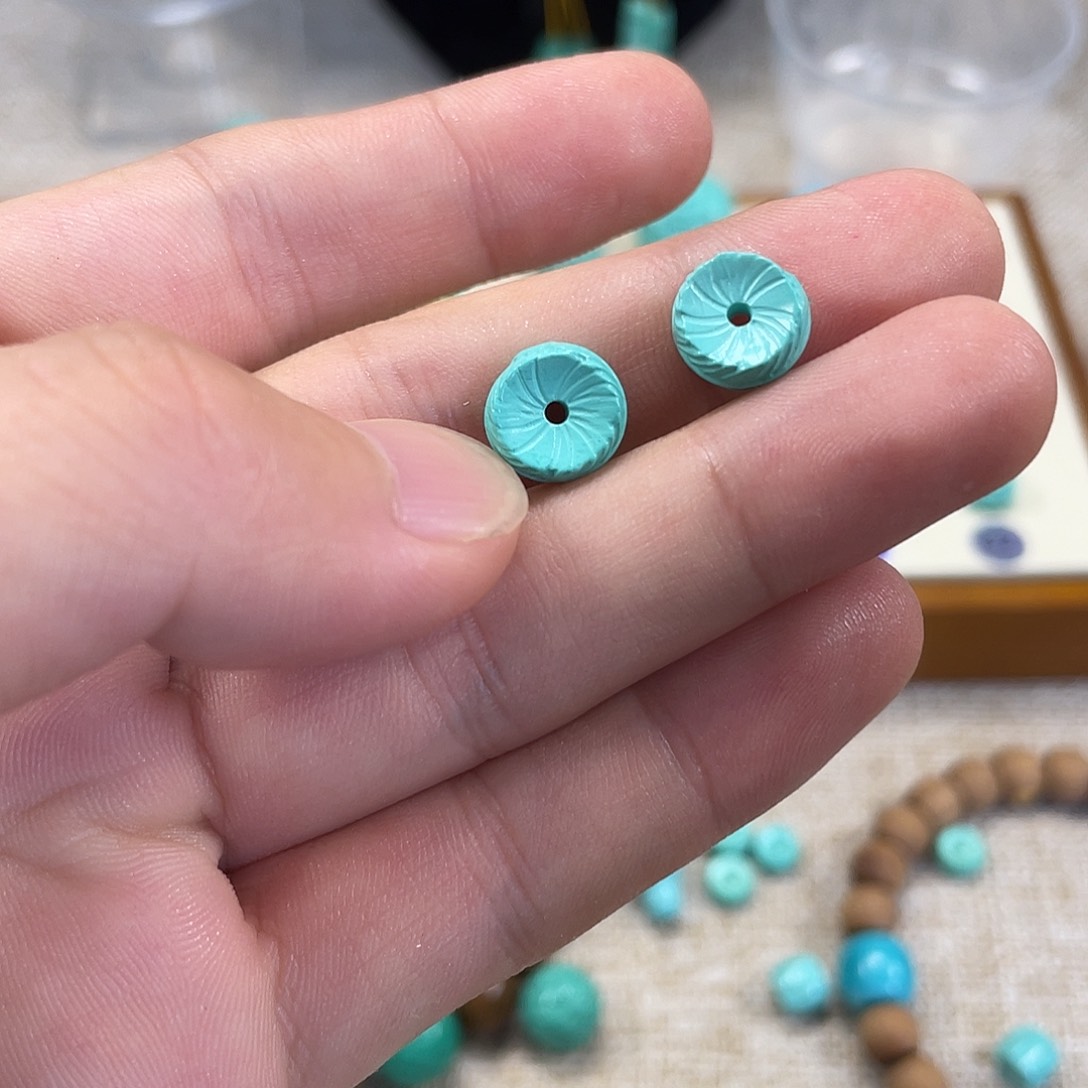 原生态湖北松配饰，直径10