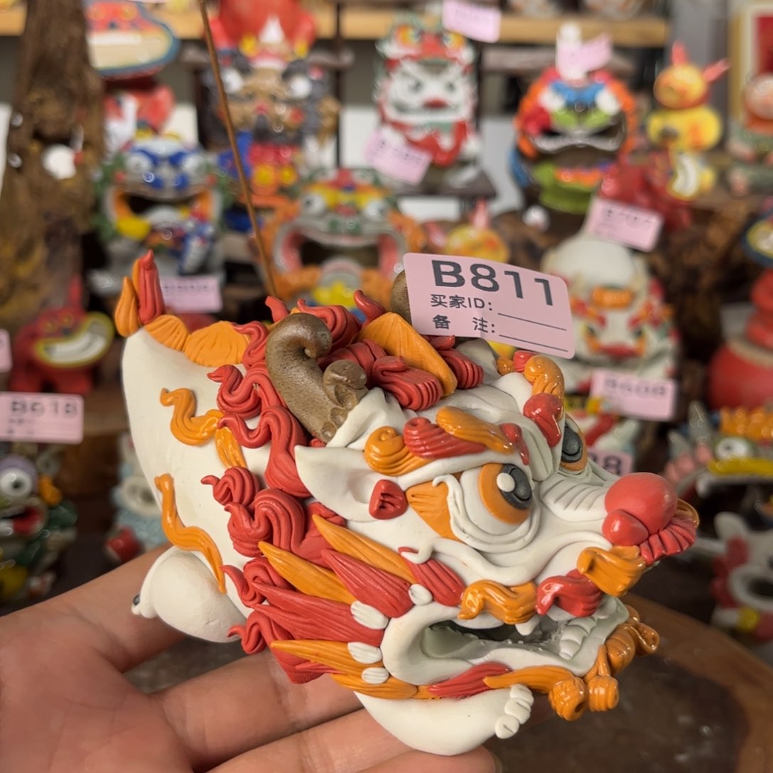 泥塑纯手工茶宠摆件