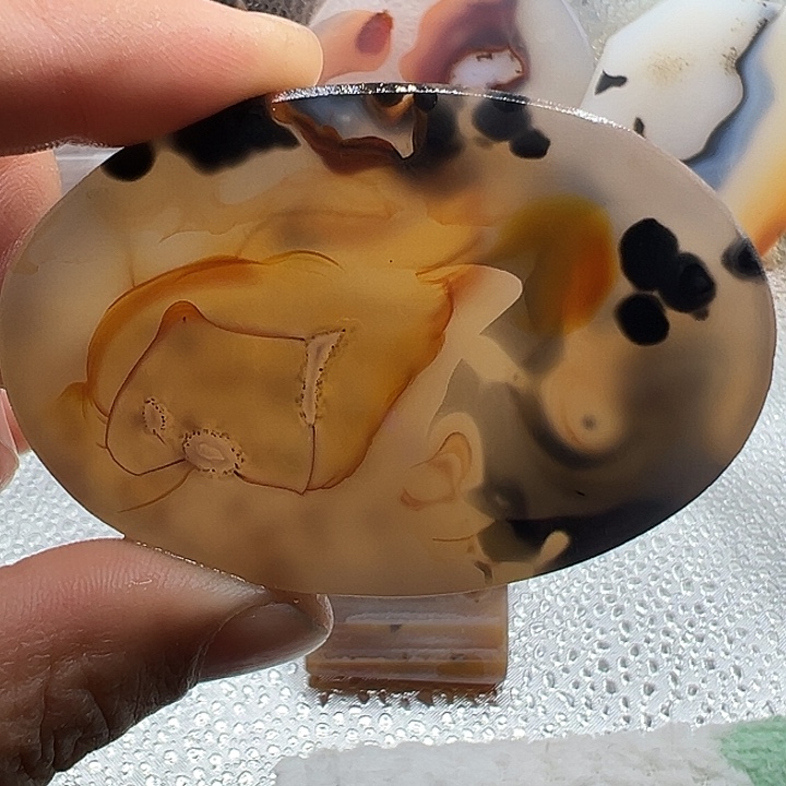 玛瑙/玉髓合金颈饰