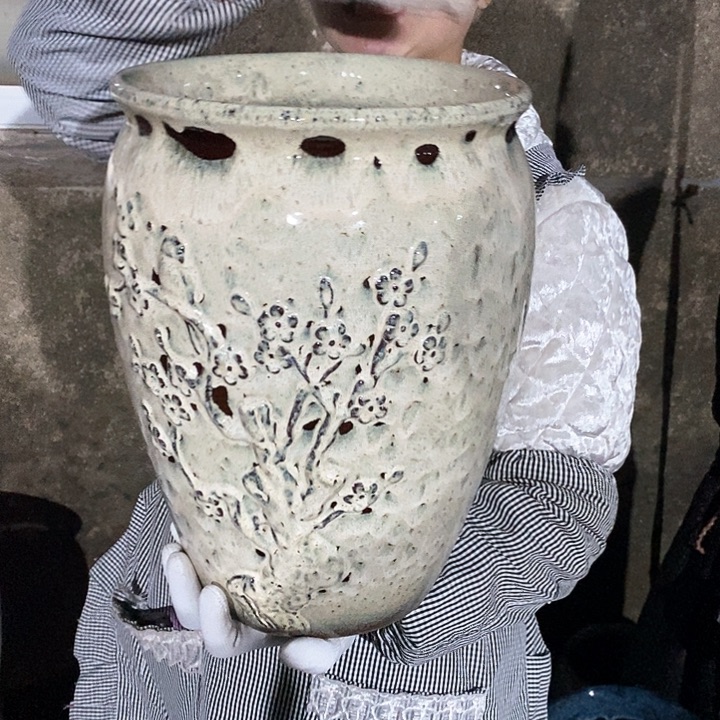 紫砂花盆正品口25高35